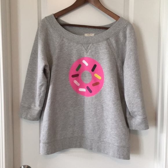 kate spade Tops - Kate Spade Doughnut Sweatshirt